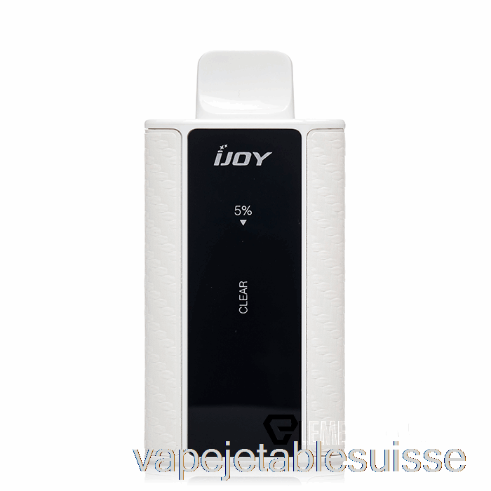 Vape Suisse Ijoy Capitaine 10000 Jetable Clair